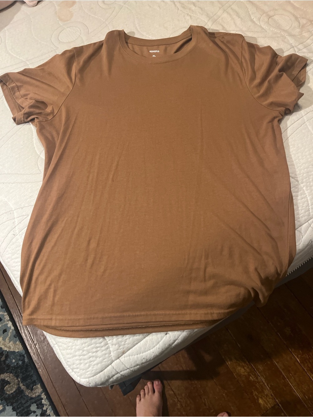 Men's Crew Neck T-Shirt - Brown
